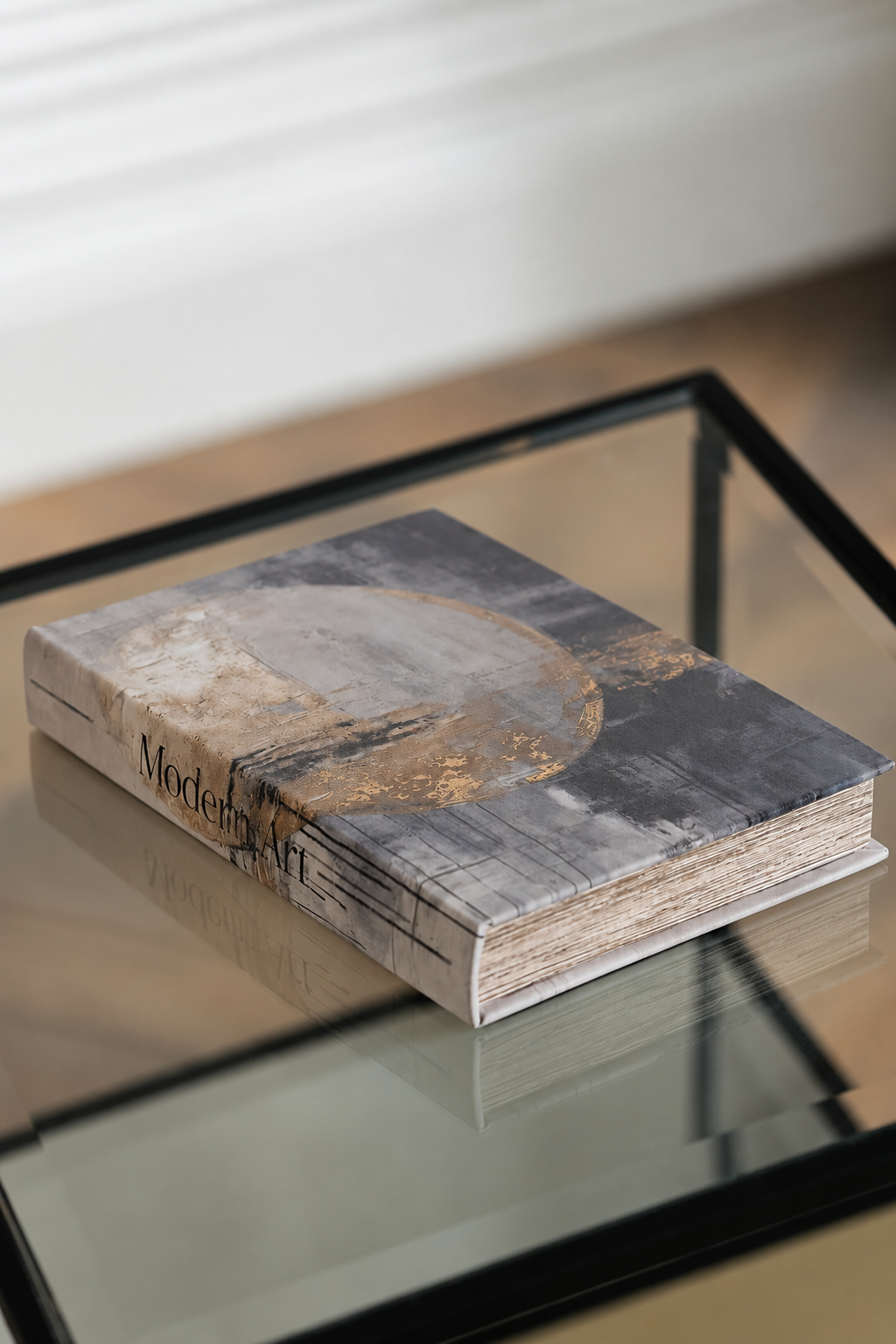A hardcover art book titled &