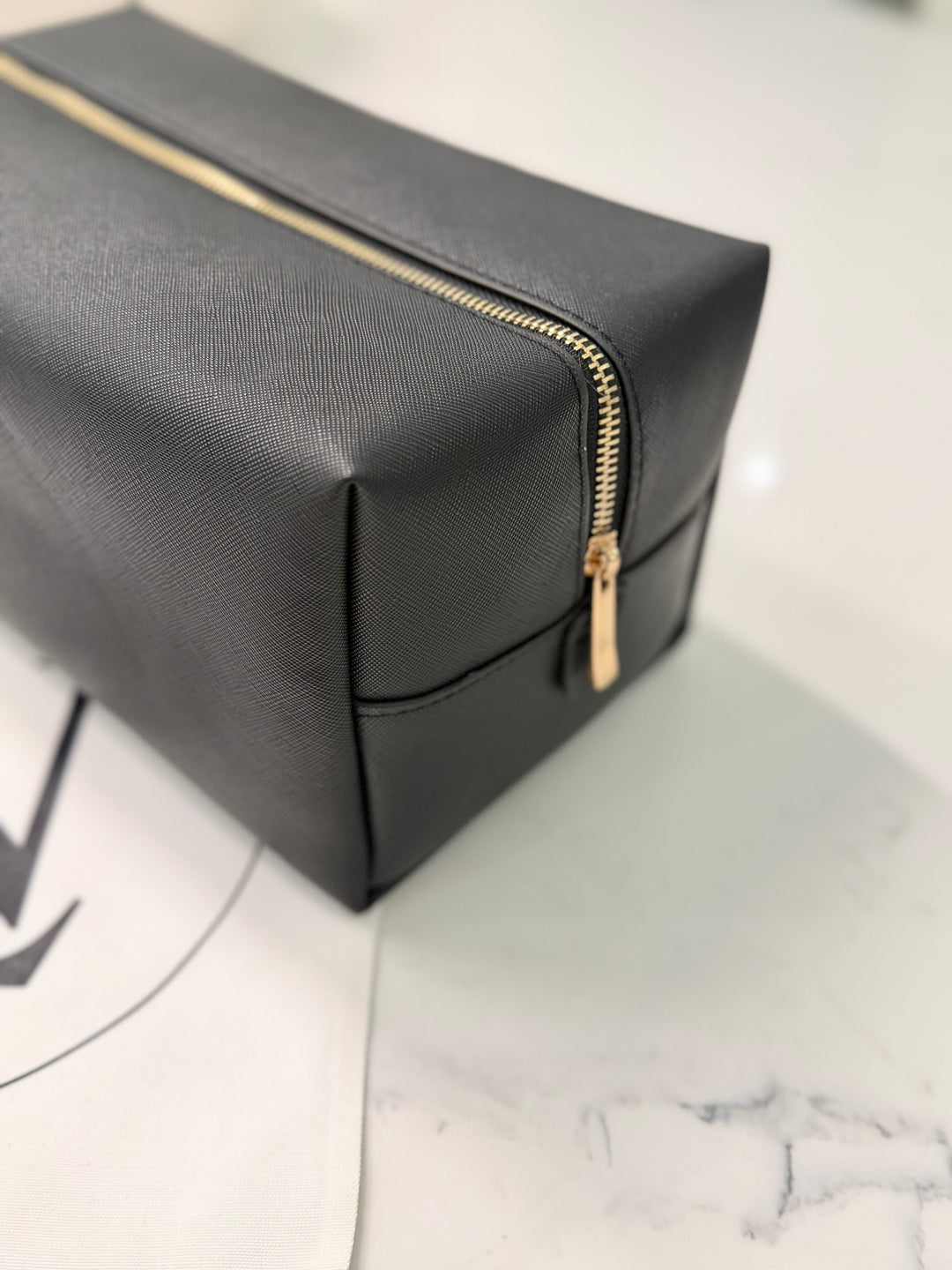 Personalised Wash Bag - Gold Zip