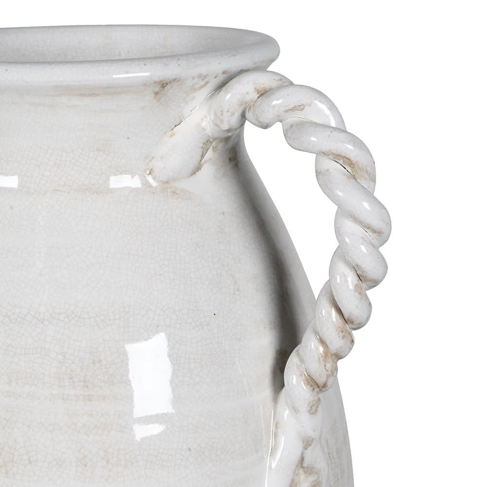Roman Twisted Handles Ceramic Jug