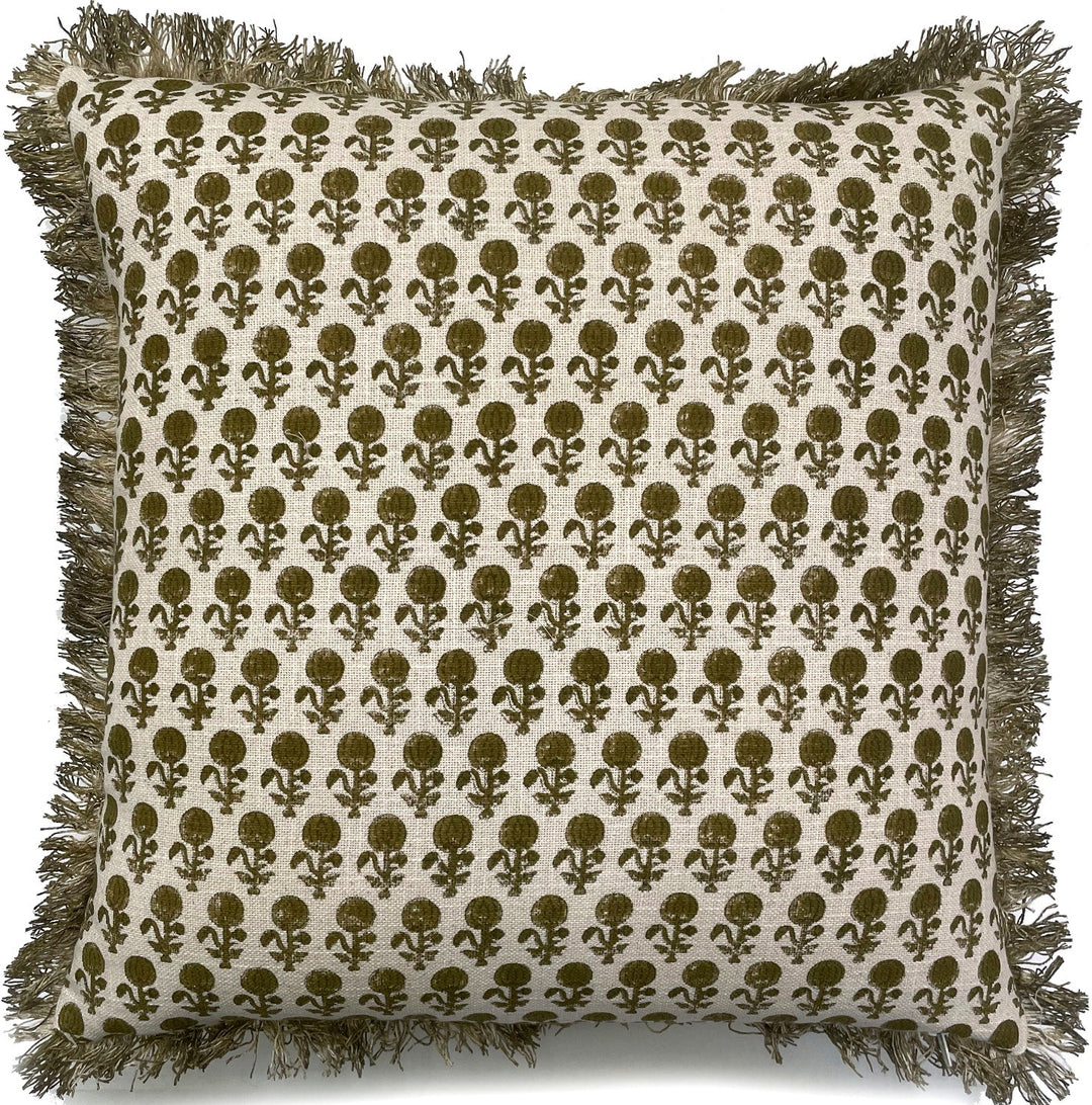 Navari Olive Cushion