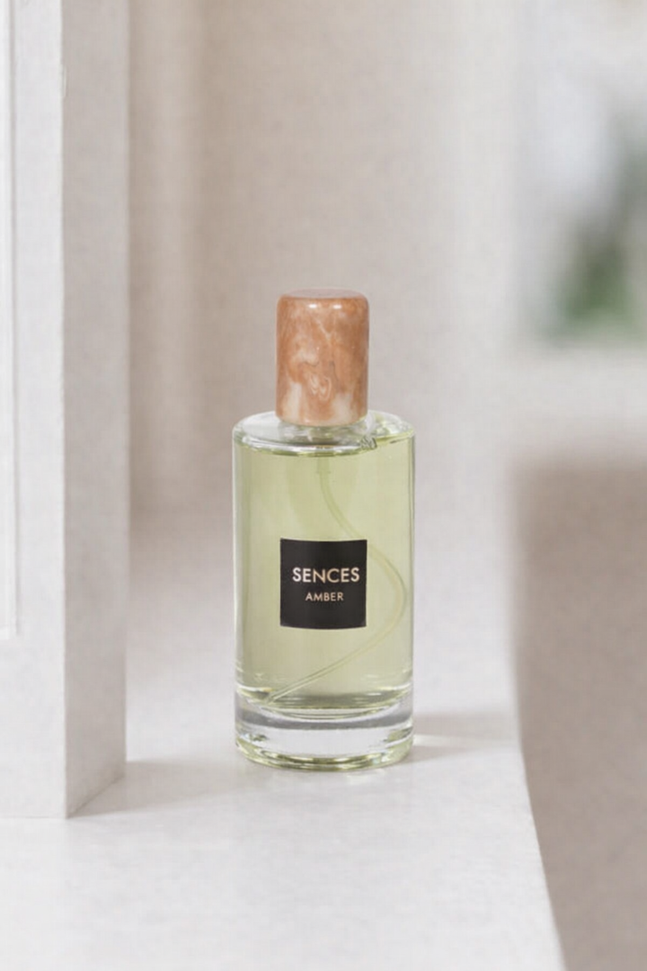 Perfume bottle labeled &