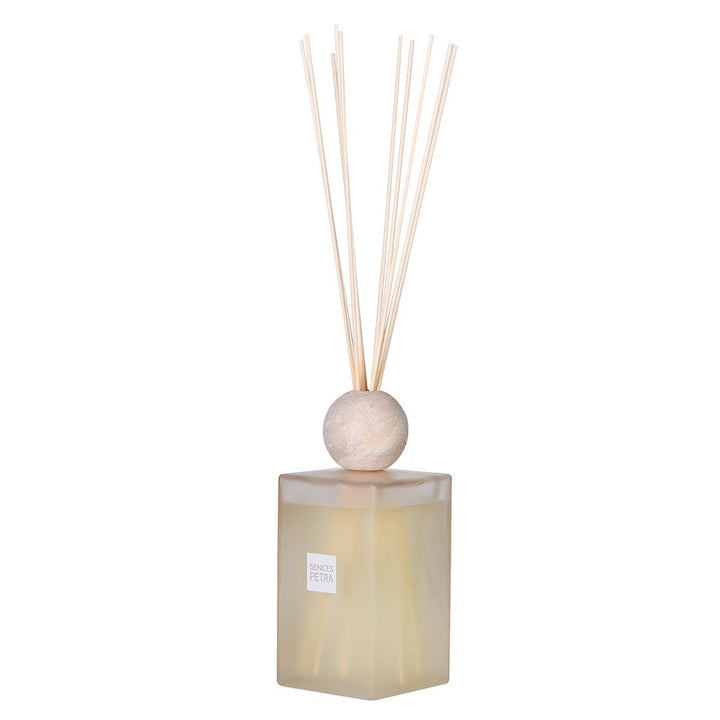Sences Large Extra Petra Reed Diffuser with Travertine Ball Top