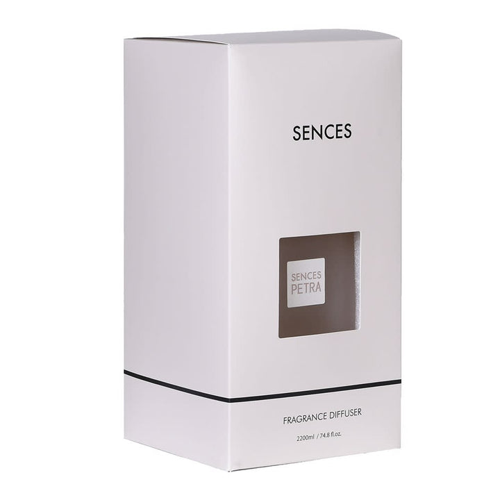 Sences Large Extra Petra Reed Diffuser with Travertine Ball Top