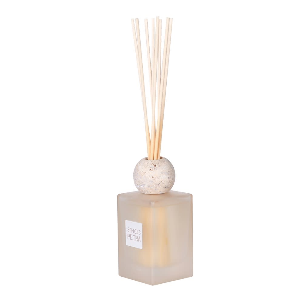 Sences Petre Mini Reed Diffuser with Travertine Ball Top