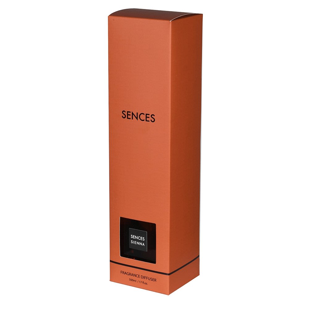 Orange packaging box with &