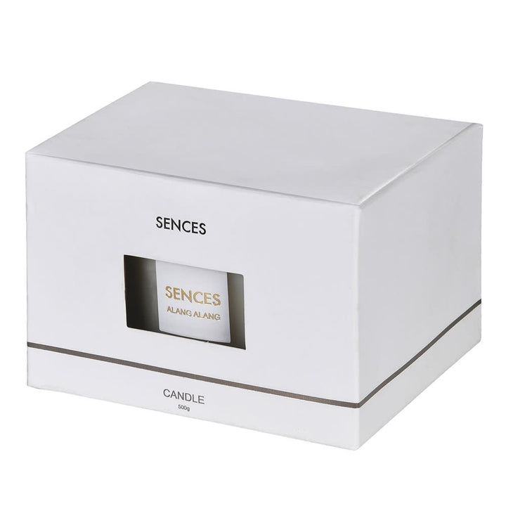 Sences White Alang Alang Lidded 4 Wick Candle