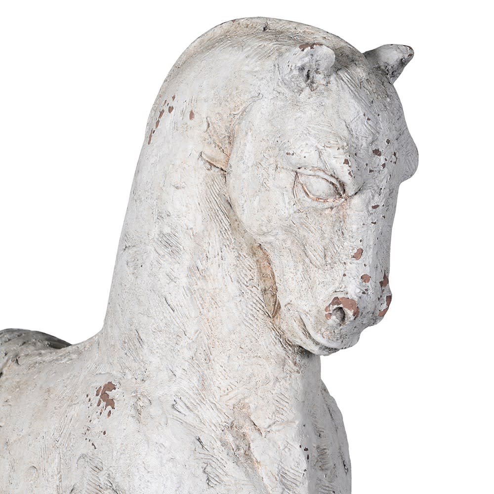 Stone Effect Horse Sculpture