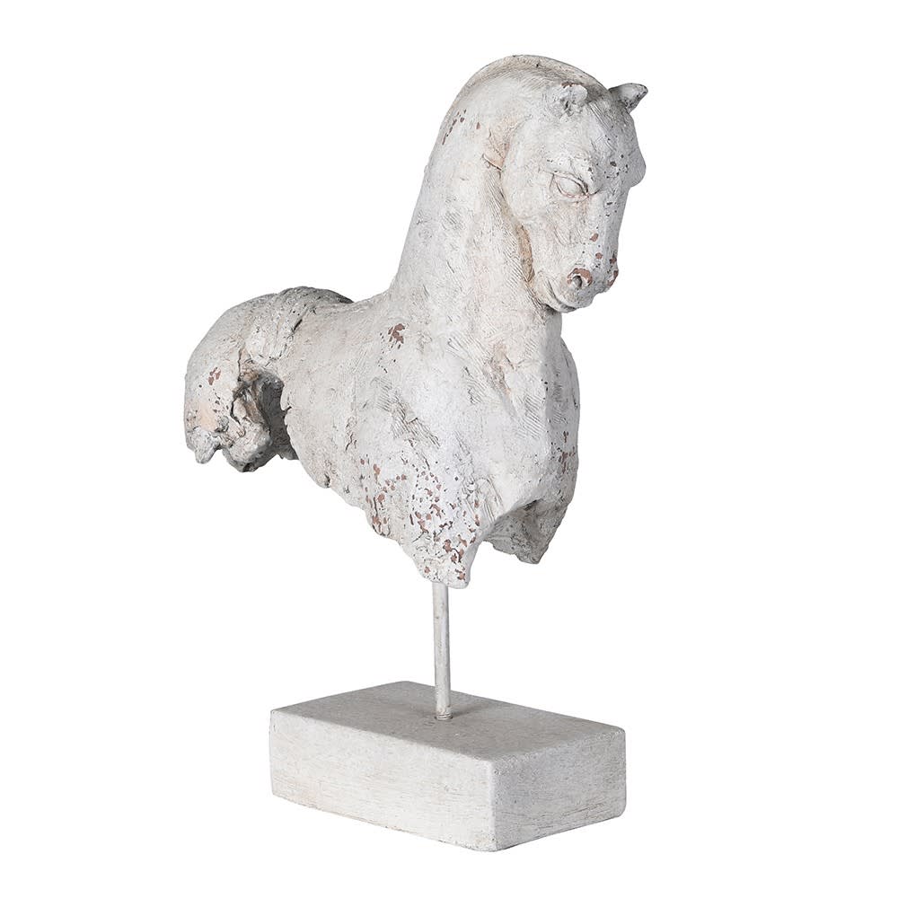 Stone Effect Horse Sculpture
