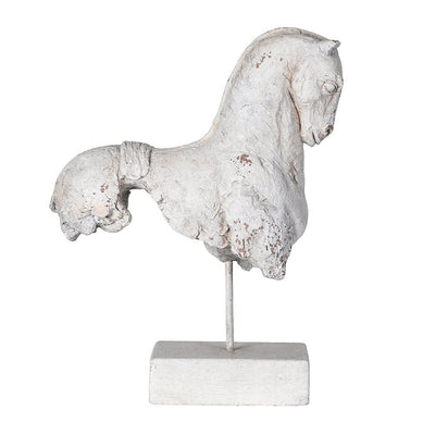 Stone Effect Horse Sculpture