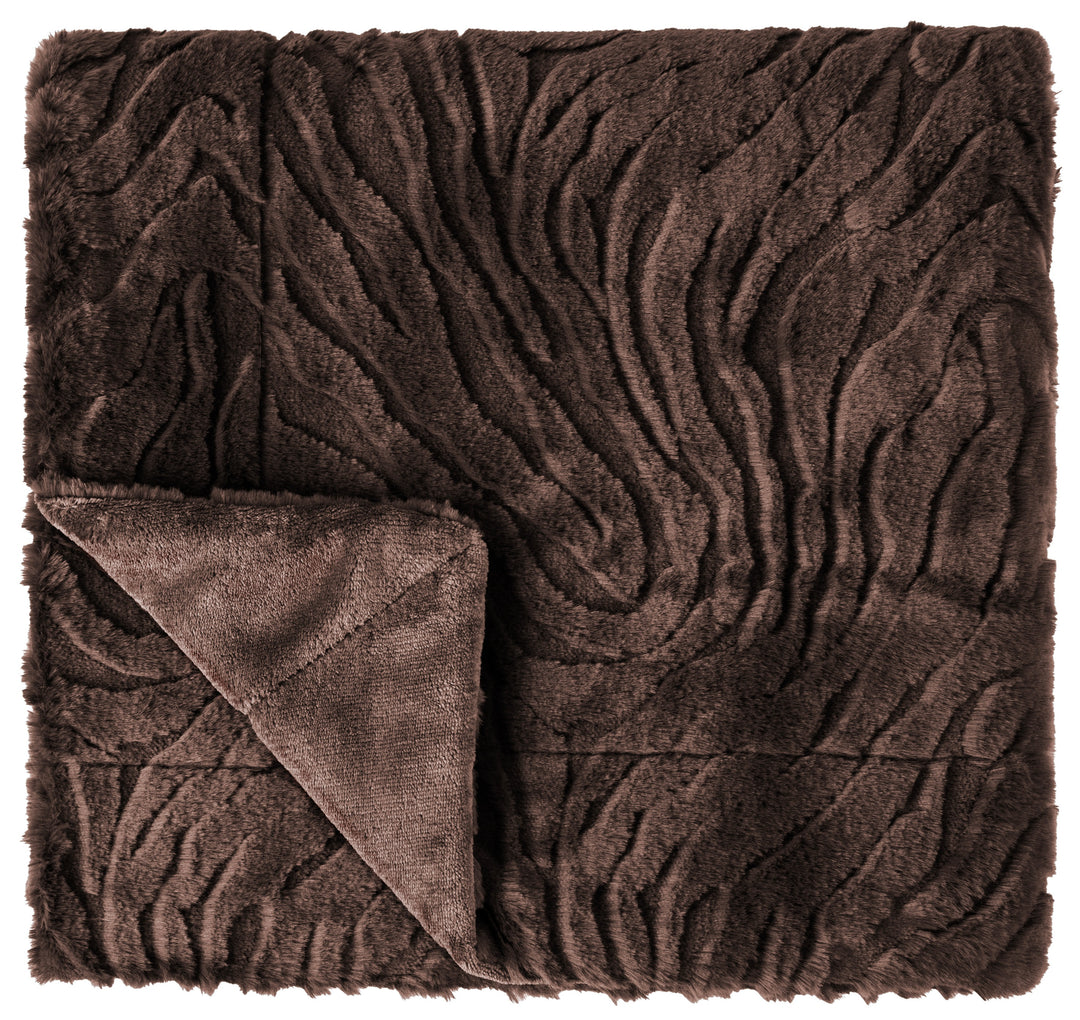 Ziggy Chocolate throw