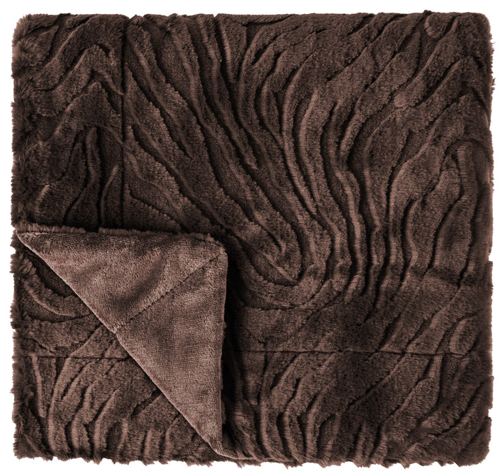 Ziggy Chocolate throw