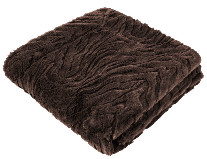 Ziggy Chocolate throw