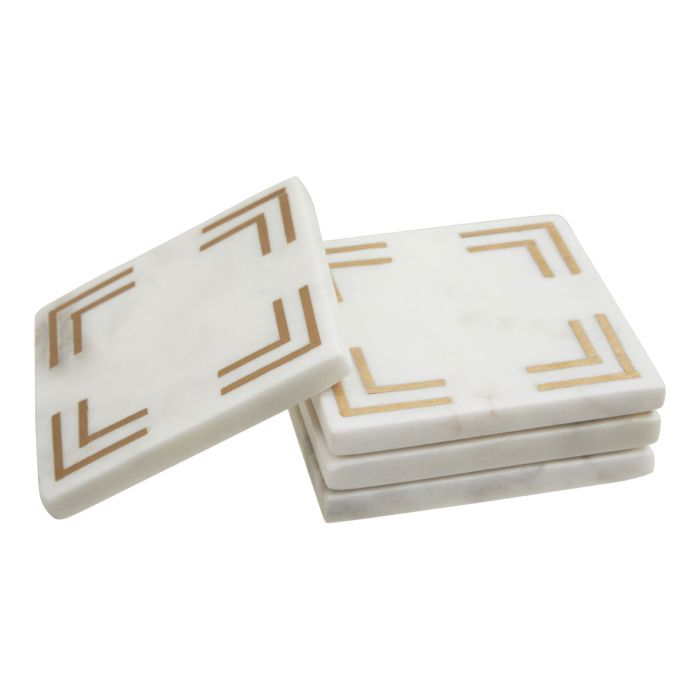  Norfolk Luxury Vermont Set of Four Square Coasters